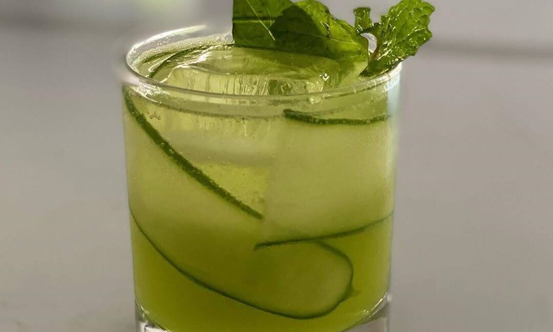 Cucumber Basil Gin Gimlet